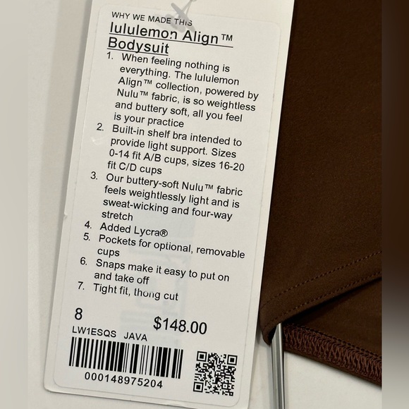 NWT Lululemon Align Bodysuit | 8 - Picture 4 of 5